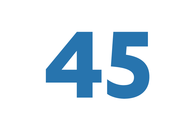 45