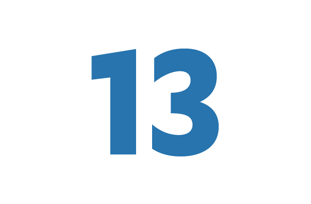 13
